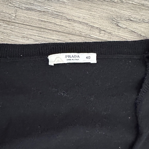 Prada Women's Black V-Neck Sweater - Picture 6 of 13